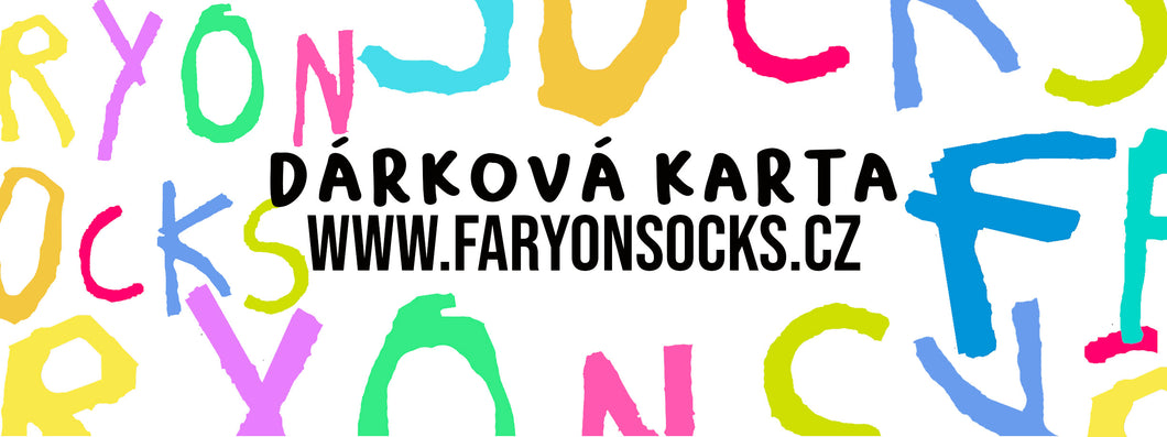 Dárková karta Faryonsocks